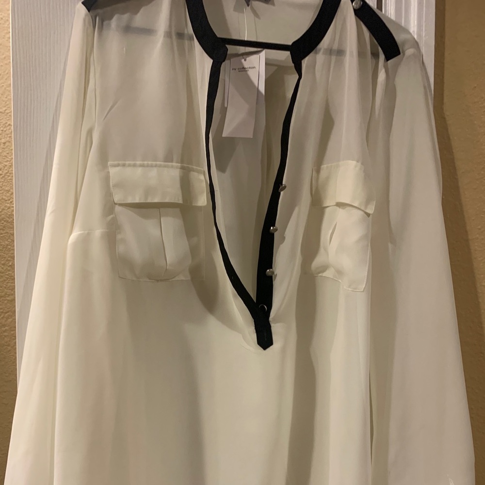Cream Blouse
